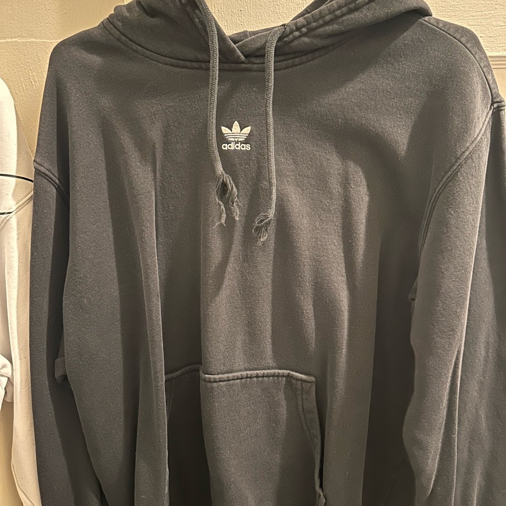 Adidas Men's Gray Hoodie